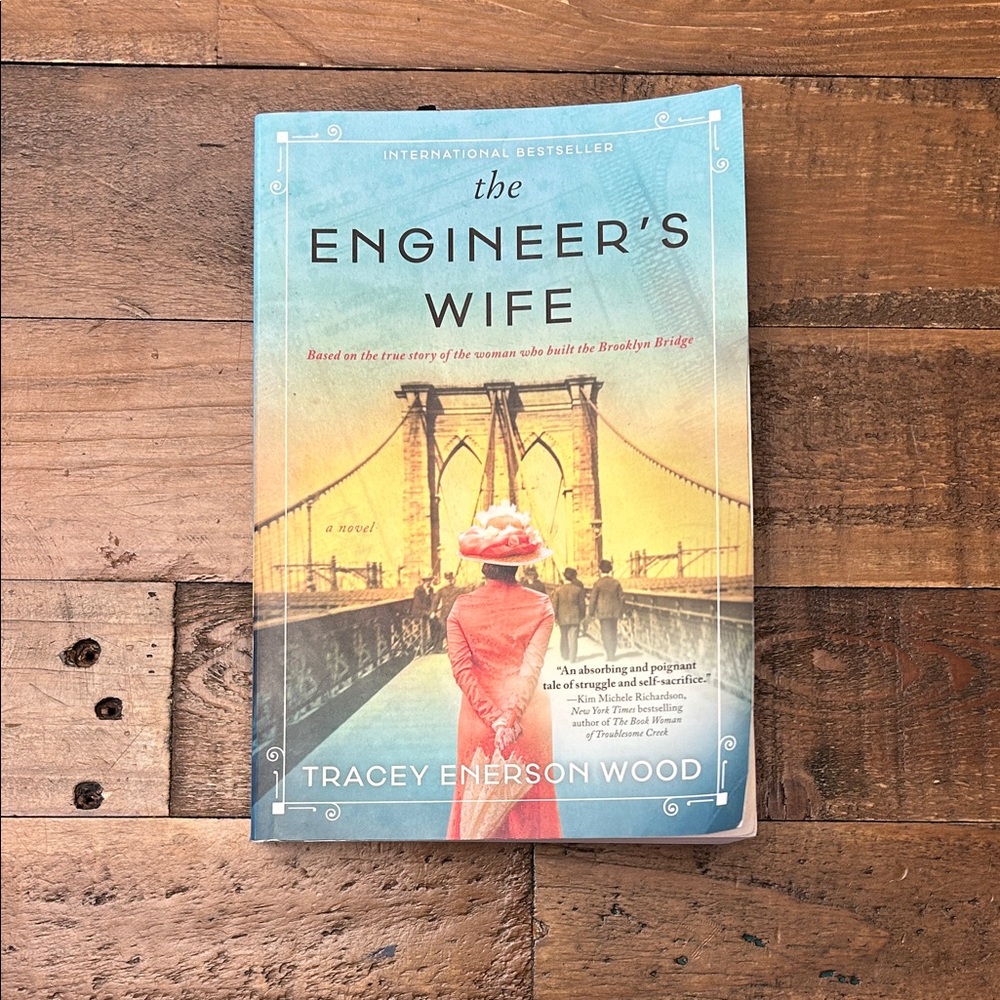 The Engineer's Wife by Tracey Enerson Wood - Blue Cover Novel